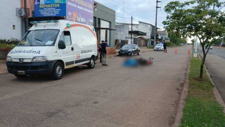 muerte motociclista