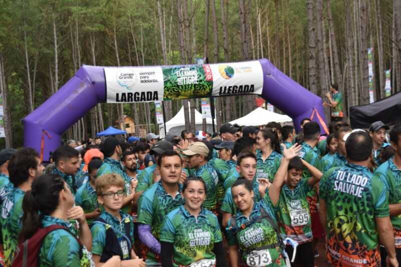 Bajo la lluvia y en plena naturaleza, más de 750 corredores participaron de “El Camino del Tigre” en Campo Grande 8 13 3