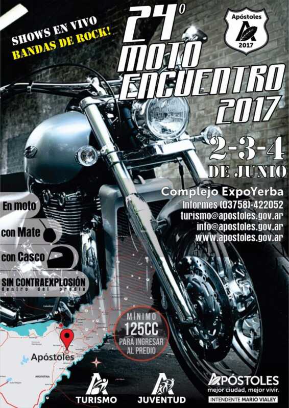 Apóstoles se prepara para la 24º edición del Moto Encuentro 1 3105 motoencuentro
