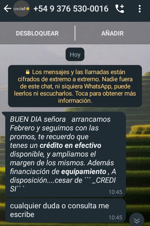 Denuncian que estafadores desde las cárceles ofrecen falsos créditos por Whatsapp 1 4de60acb d1ef 454e 8884 83d8ecf18f1e