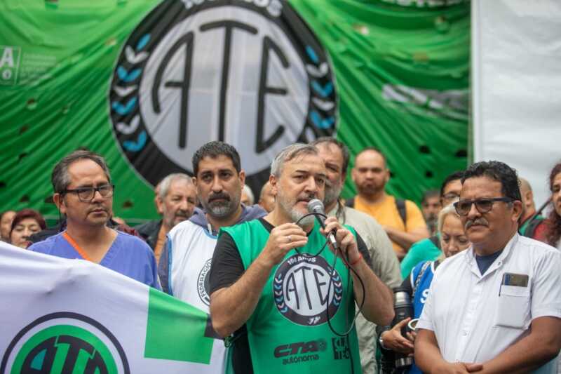 Gremios desafían al Gobierno y les pidieron a los estatales que se tomen el Día del Empleado Público 1 ATE RODOLFO AGUILAR 1