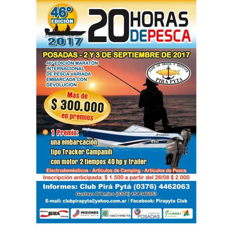 Afiche 20 horas de pesca