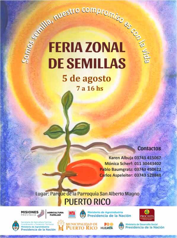 Afiche Feria Semillas Pto Rico