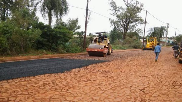 Bacheo Asfaltico en Av Fangio 8