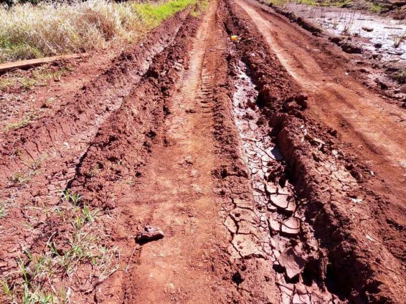 Caminos de la Picada Los Pinos San Vicente en pesimas condiciones