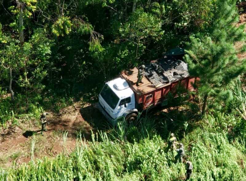 Camion con marihuana