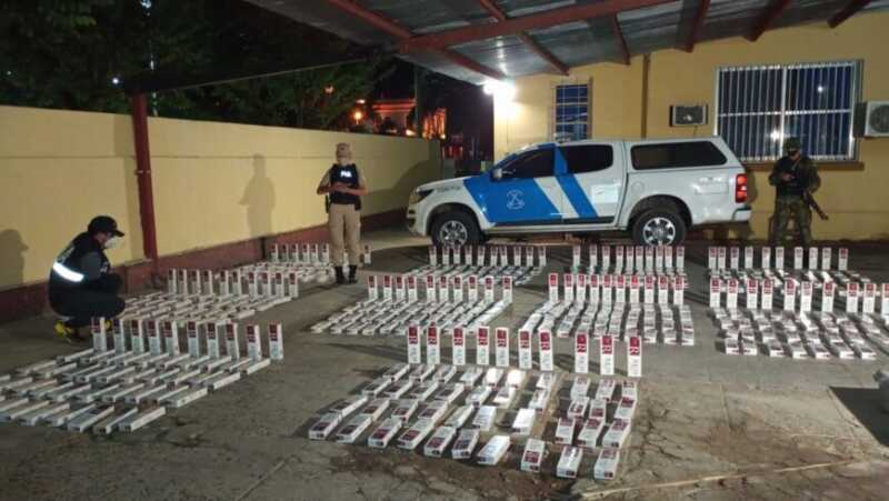 Cargamento de cigarrillos secuestrado