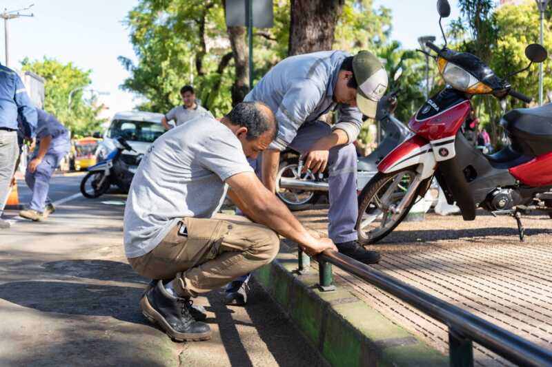 Colocan palenques de seguridad 3