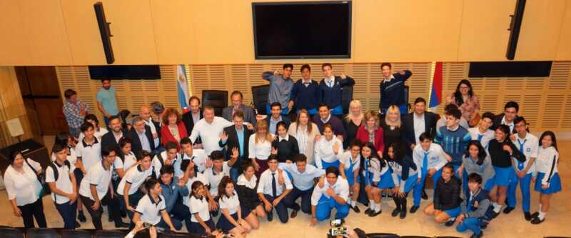 Sortearon las escuelas que participarán del Parlamento Estudiantil 2019 1 DSC07957