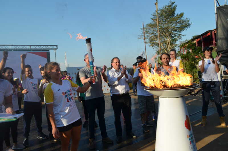 La llama Olímpica de Buenos Aires 2018 hizo escala en Misiones 2 DSC 0194