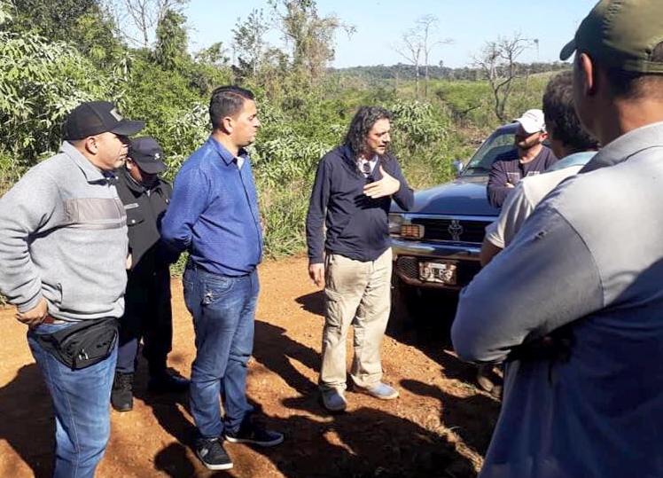 Diputado Martin Sereno en la Ruta 18