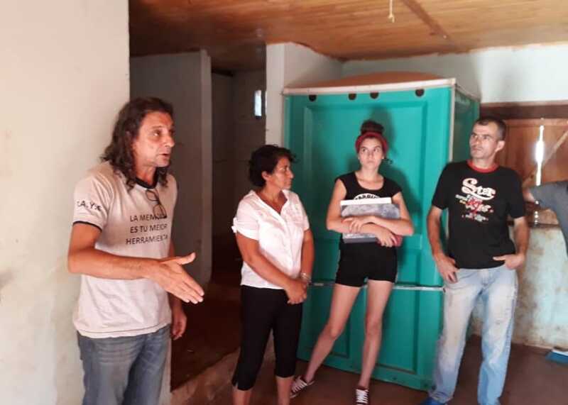 Diputado Sereno con vecinos del barrio Antiguo Centro