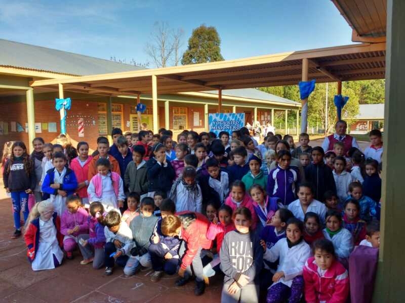 El Programa Yogurito Misionero llegará a tres localidades más desde agosto 1 ESCUELA DE 25 DE MAYO 2