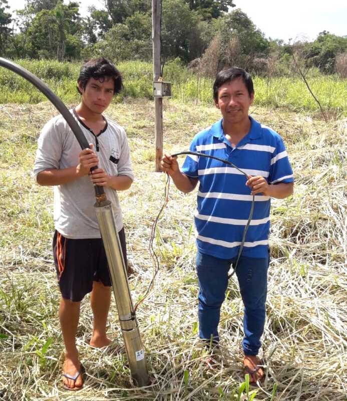 El cacique de Nuevo Amanecer agradece volver a tener agua potable