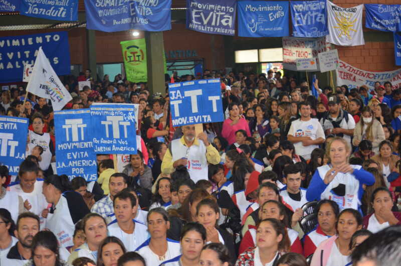 El encuentro de presentacion del Partido TTT Misiones fue masivo en el Polideportivo de Roca2
