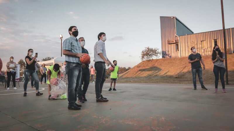 Escuelita de basquet infantil en el DIAT 2