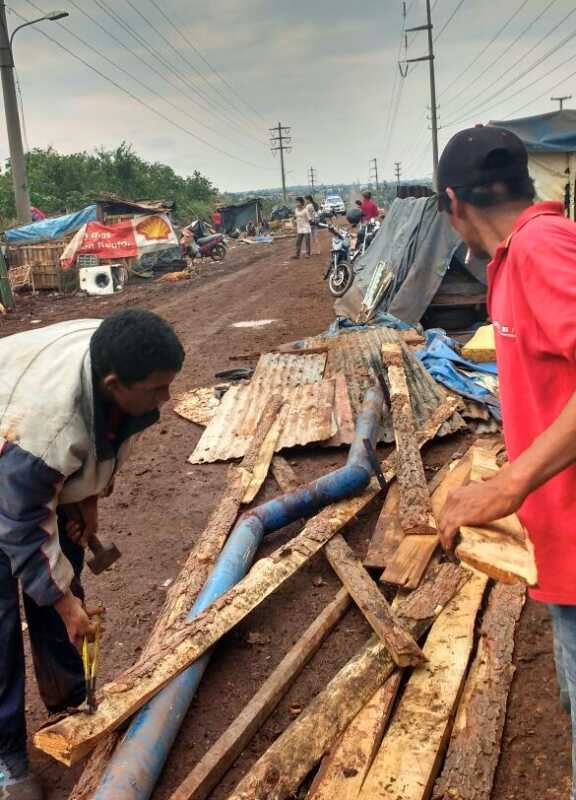 Familias desalojadas1