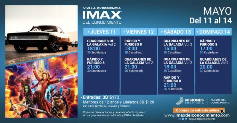 Flyer Horarios 11 al 14 de Mayo