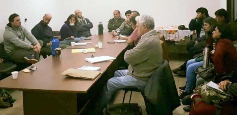 Gildo Onorato con organizaciones sociales