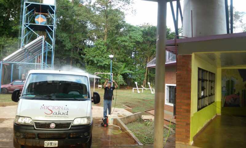 Hogar Iguazu aprovecha agua de lluvia 2
