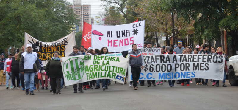 Marcha de Organizaciones Sociales y gremios1