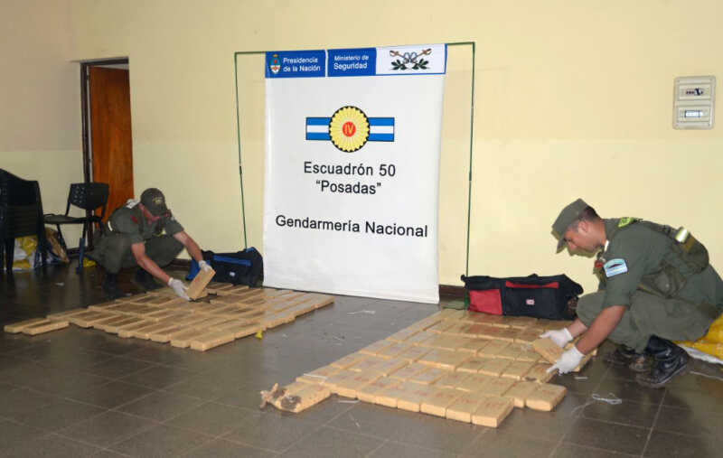 Posadas: Gendarmería decomisó más de 110 kilos de marihuana 1 Posadas 3 1