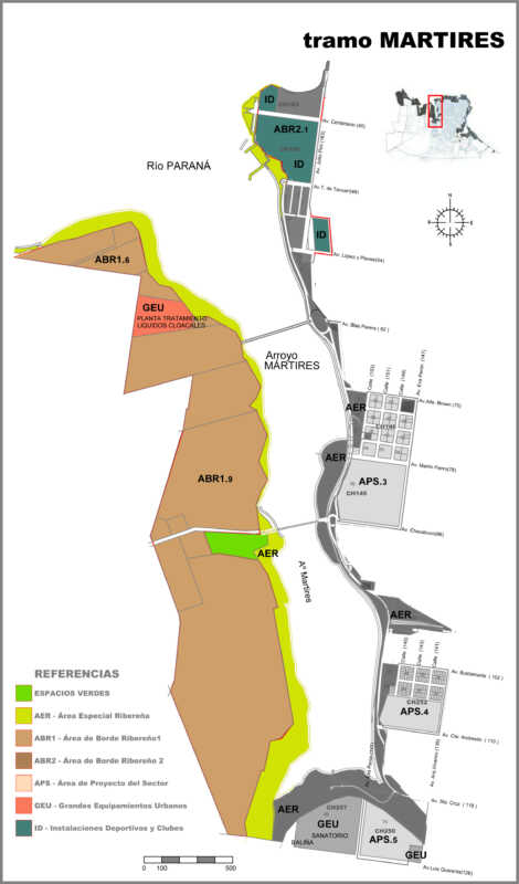 Proyecto modificacion ord XVIII 126 tramo martires
