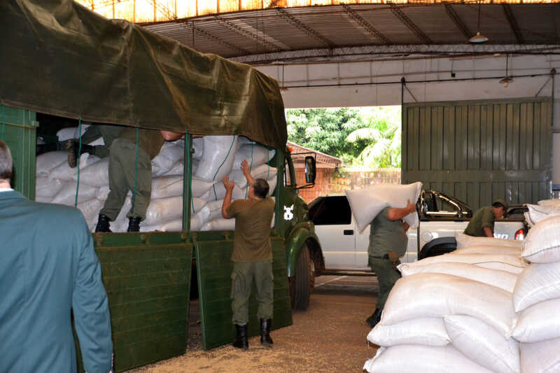 Gendarmería descamisó 24 toneladas de soja y 750 kilos de alpiste sin aval legal 1 SOJA MISIONES 2
