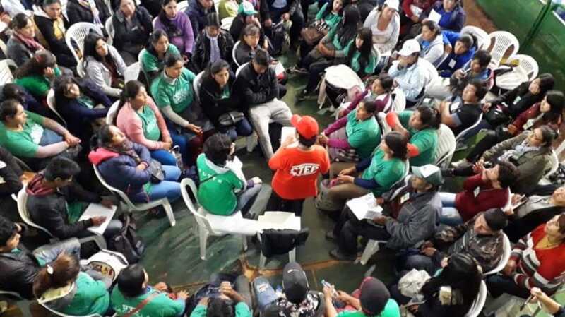 Una multitud en el Primer Foro Nacional Agrario