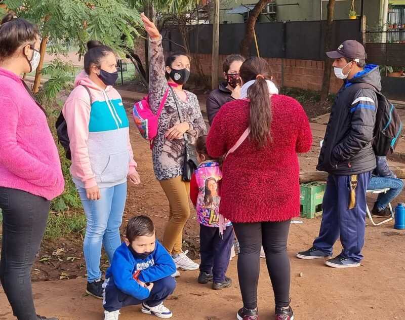 Harán relevamiento en la Chacra 246 de Posadas para solución habitacional de familias en situación de emergencia 5 Vecinas y vecinos de la Chacra 246 cortaron las avenidas en reclamo de viviendas dignas4