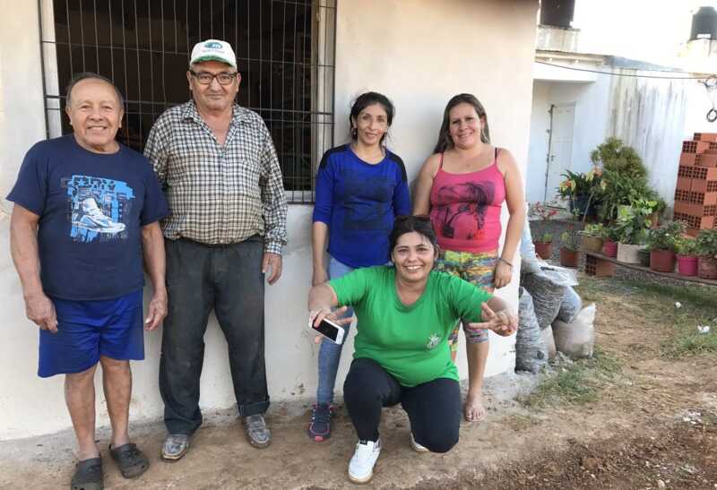 Vecino del barrio Gauchito Gil de Posadas