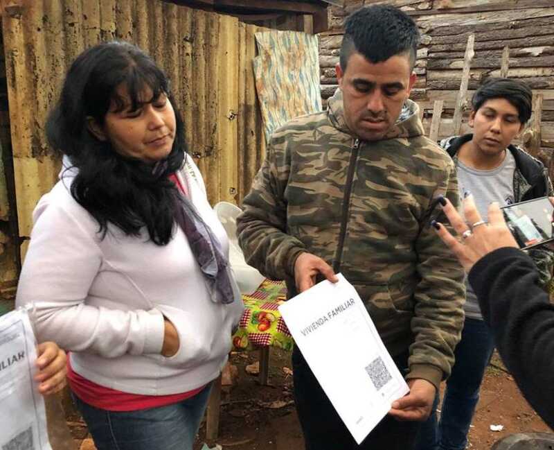 Vecinos de la chacra 190 relevados por el RENABAP