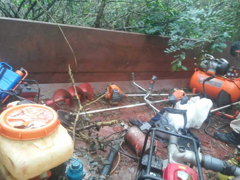Recuperaron en Santa Ana el camión volcador robado de la Biofábrica 1 WhatsApp Image 2018 08 22 at 19.47.58