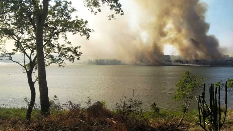 Incendio en inmediaciones del arroyo Yabebirí y otros puntos de la provincia en la jornada del lunes 1 WhatsApp Image 2020 11 23 at 22.07.28