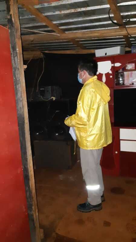 Asistieron a familias damnificadas por la tormenta en Posadas 1 WhatsApp Image 2021 10 13 at 22.41.42