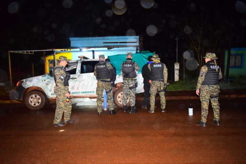 Desmantelaron dos campamentos de cazadores furtivos y arrestaron a siete personas en operativos rurales 4 WhatsApp Image 2022 10 13 at 21.11.05