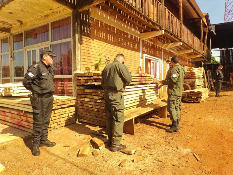 Secuestraron gran cantidad de madera nativa extraída y comercializada ilegalmente en Eldorado 2 WhatsApp Image 2022 11 11 at 19.43.57 1