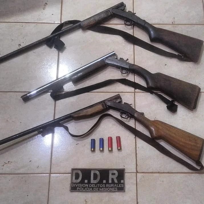 Dos Hermanas y El Soberbio: atraparon a 6 cazadores y les Incautaron 9 armas 1 WhatsApp Image 2024 05 12 at 13.05.23