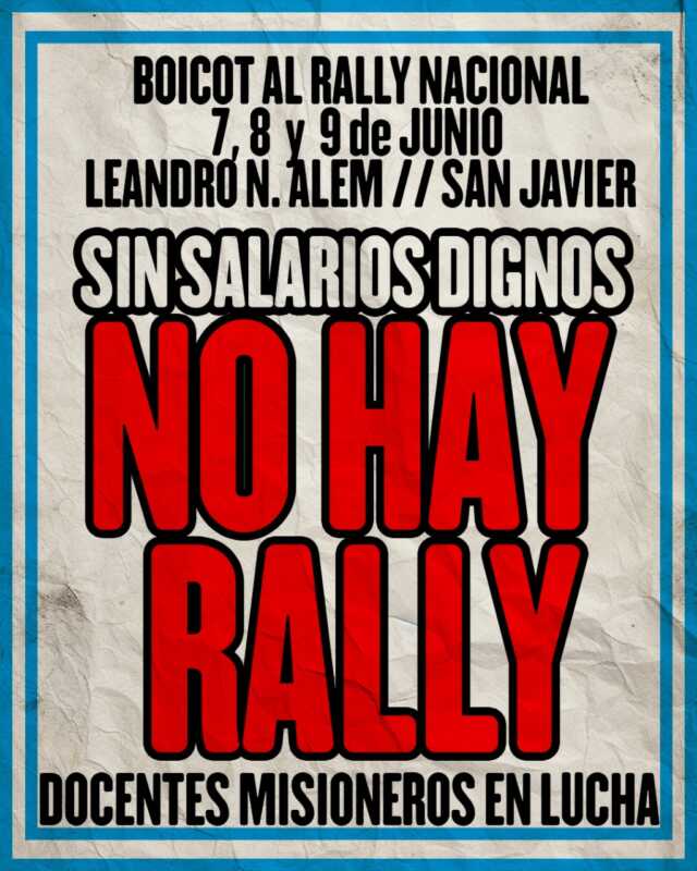 “Sin salarios dignos, no hay rally”, la advertencia de los docentes al Gobierno 1 WhatsApp Image 2024 06 04 at 08.56.34