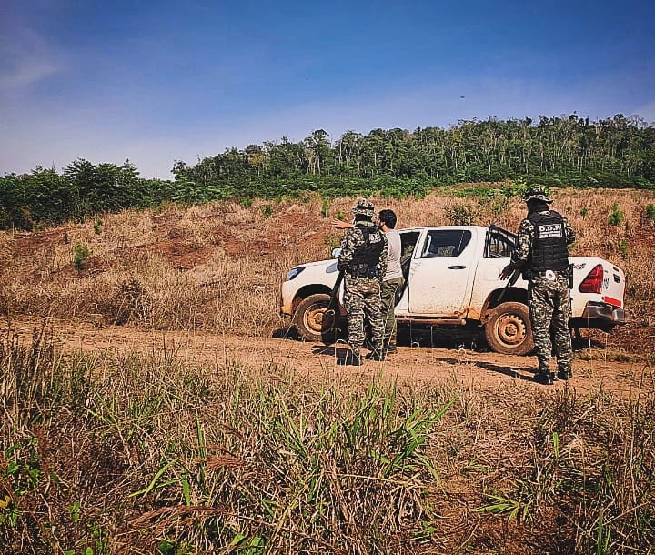 Desmantelaron un campamento de cazadores furtivos y detuvieron a dos de ellos 1 WhatsApp Image 2024 06 04 at 20.22.21