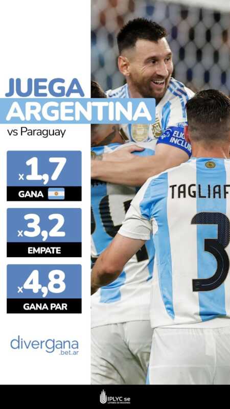 Argentina enfrenta a Paraguay por las Eliminatorias y se puede apostar con Divergana 1 WhatsApp Image 2024 11 14 at 09.19.51
