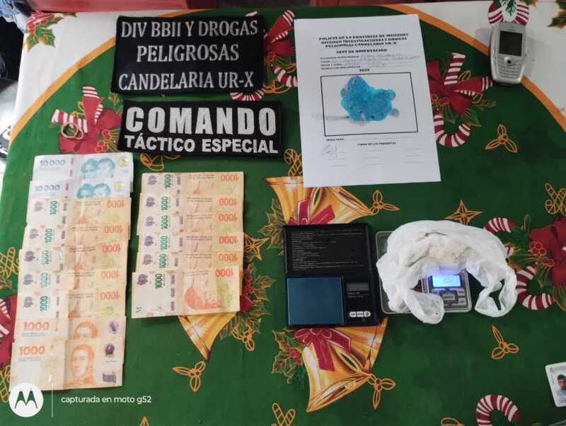 Candelaria: desbarataron tres narcokioscos donde cambiaban droga por objetos robados 1 WhatsApp Image 2025 01 24 at 11.02.08