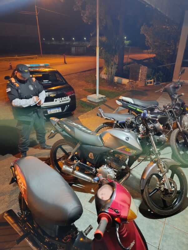 Secuestraron motocicletas presuntamente vinculadas a las picadas clandestinas en Oberá 1 WhatsApp Image 2025 04 05 at 13.19.24