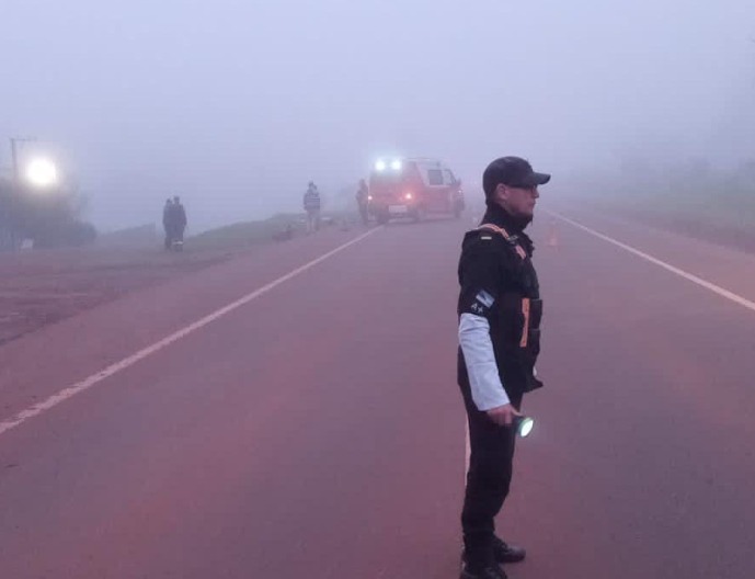 Dos de Mayo: choque entre un colectivo y una moto en ruta 14 dejó como saldo dos muertos 1 WhatsApp Image 2025 05 21 at 07.43.56