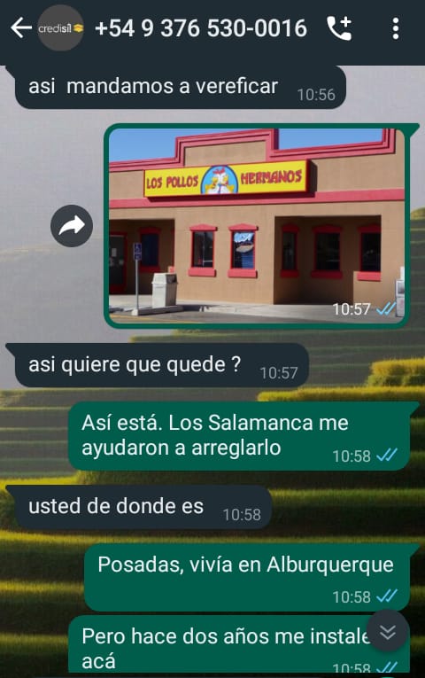 Denuncian que estafadores desde las cárceles ofrecen falsos créditos por Whatsapp 5 a4d11afd 3297 47e0 a106 f2f93dde3603