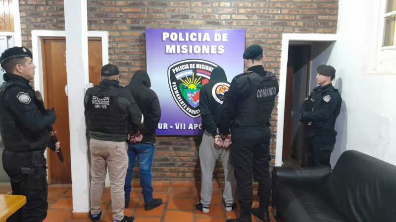 La Policía desbarató una peligrosa organización criminal acusada de un asalto en Apóstoles 1 asalto delincuentes 4