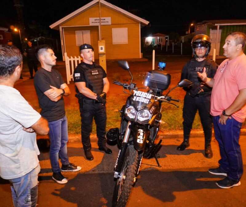 El Barrio Itaembé Guazú de Posadas ya cuenta con patrullas preventivas motorizadas 1 b53fe5fc 5732 48f2 b055 3dd4b9699c9a