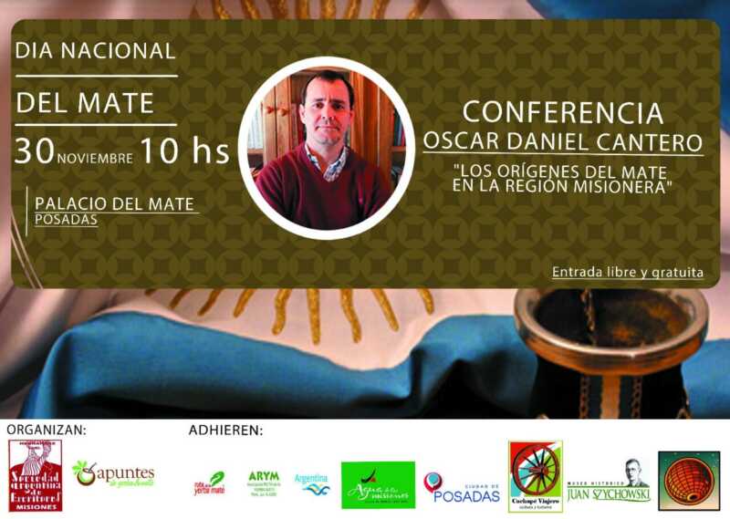 Celebrarán el Día Nacional del Mate con charlas, poesías y paneles de historiadores 1 cantero conf