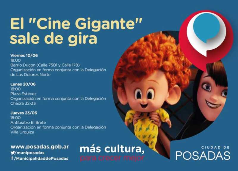El Cine Gigante sale de gira por los barrios 1 cine gigante en junio