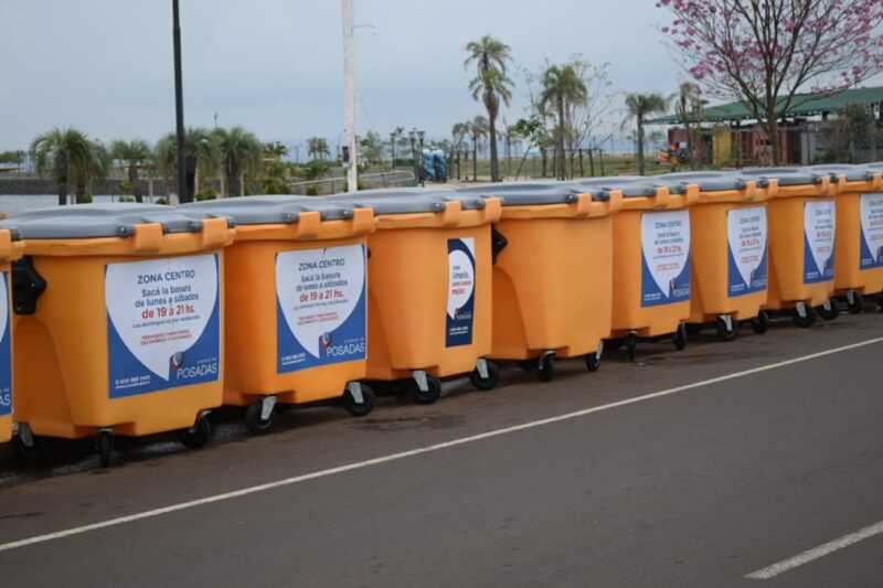 Instalarán nuevos contenedores de basura en Posadas